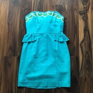 Lilly Pulitzer blue and green dress